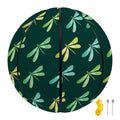 Green Dragonfly Pattern Print Basketball