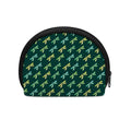 Green Dragonfly Pattern Print Coin Purse