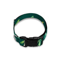 Green Dragonfly Pattern Print Dog Collar