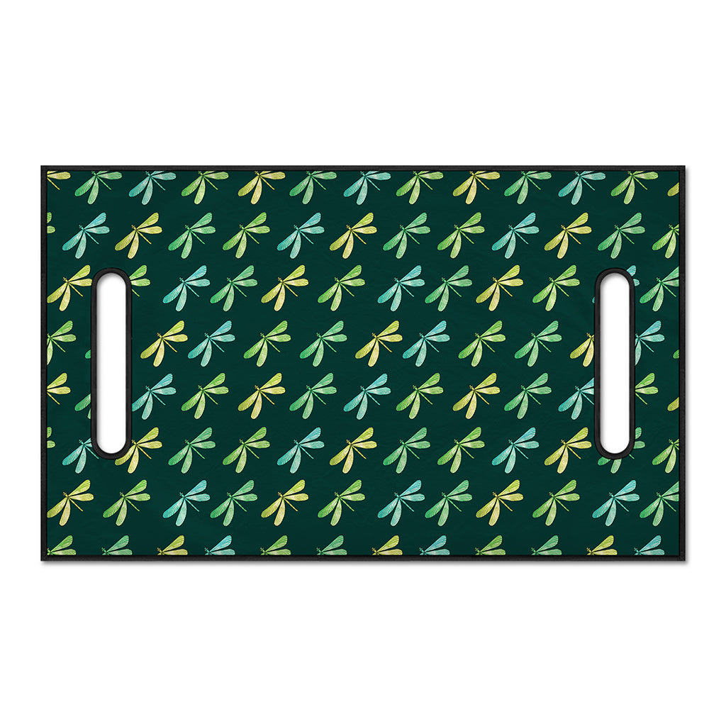 Green Dragonfly Pattern Print Golf Cart Seat Cover