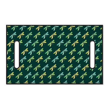 Green Dragonfly Pattern Print Golf Cart Seat Cover