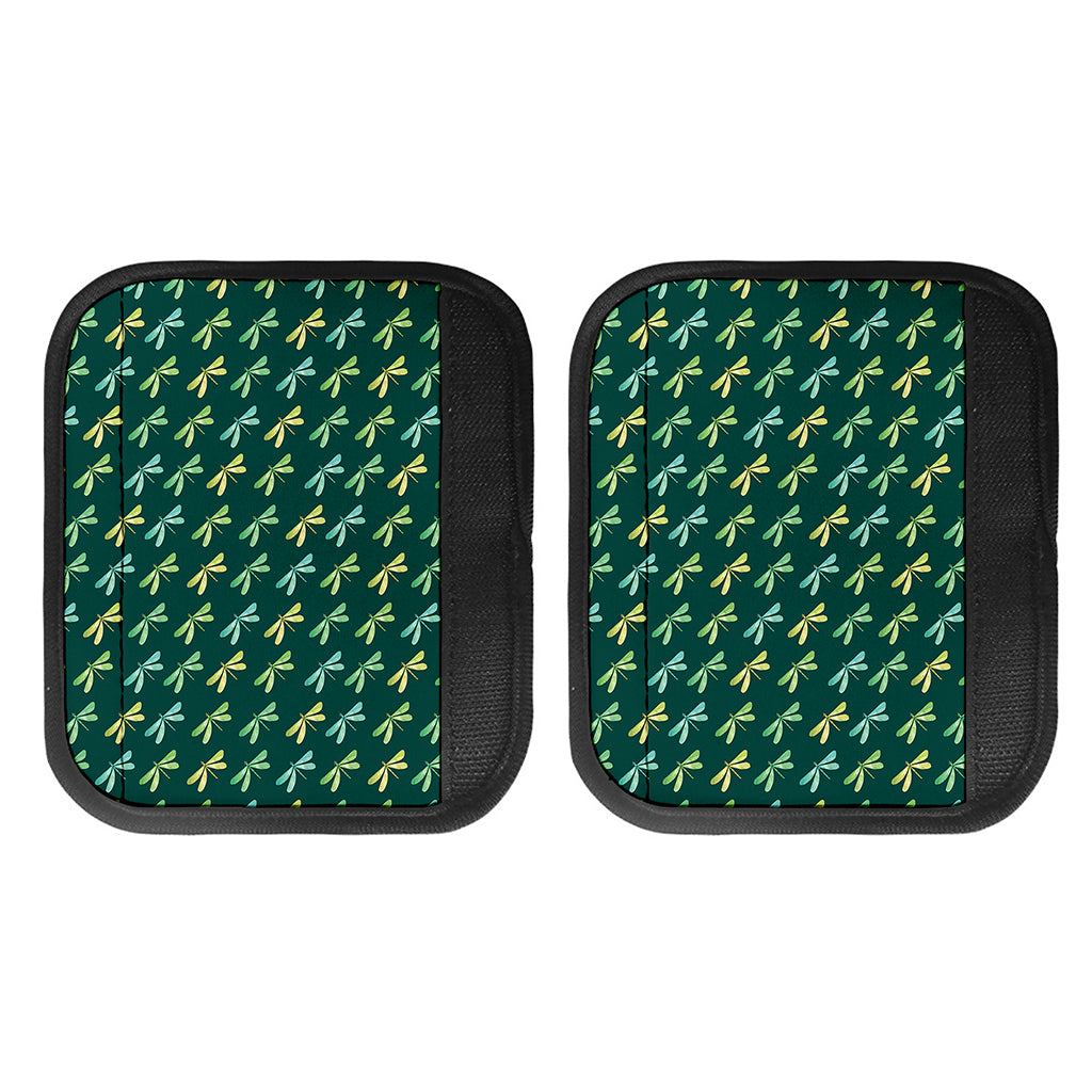 Green Dragonfly Pattern Print Handle Covers