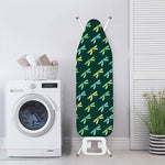 Green Dragonfly Pattern Print Ironing Board Cover
