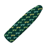 Green Dragonfly Pattern Print Ironing Board Cover
