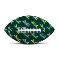 Green Dragonfly Pattern Print Rugby Ball
