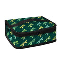 Green Dragonfly Pattern Print Small Lunch Bag