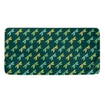 Green Dragonfly Pattern Print Towel