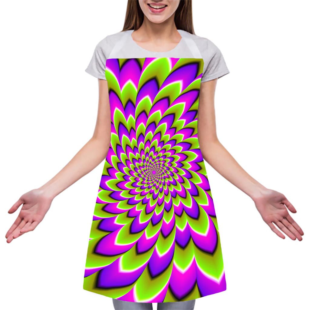 Green Expansion Moving Optical Illusion Adjustable Apron