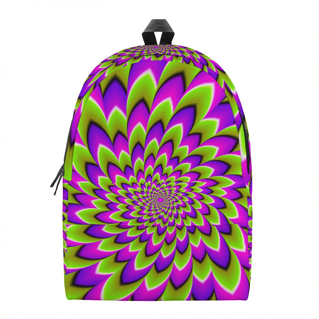 Green Expansion Moving Optical Illusion Backpack