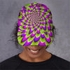 Green Expansion Moving Optical Illusion Baseball Cap