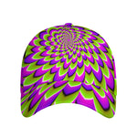 Green Expansion Moving Optical Illusion Baseball Cap