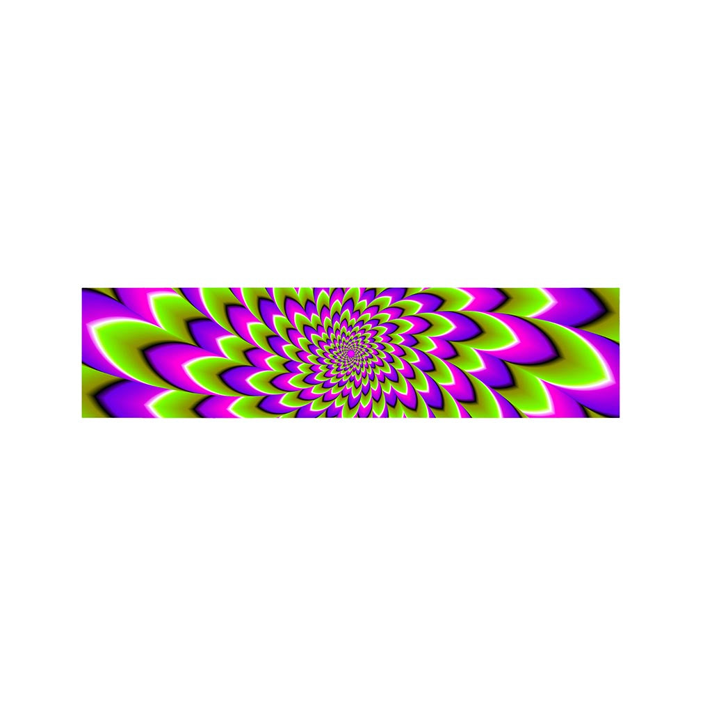 Green Expansion Moving Optical Illusion Bed Runner