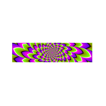 Green Expansion Moving Optical Illusion Bed Runner