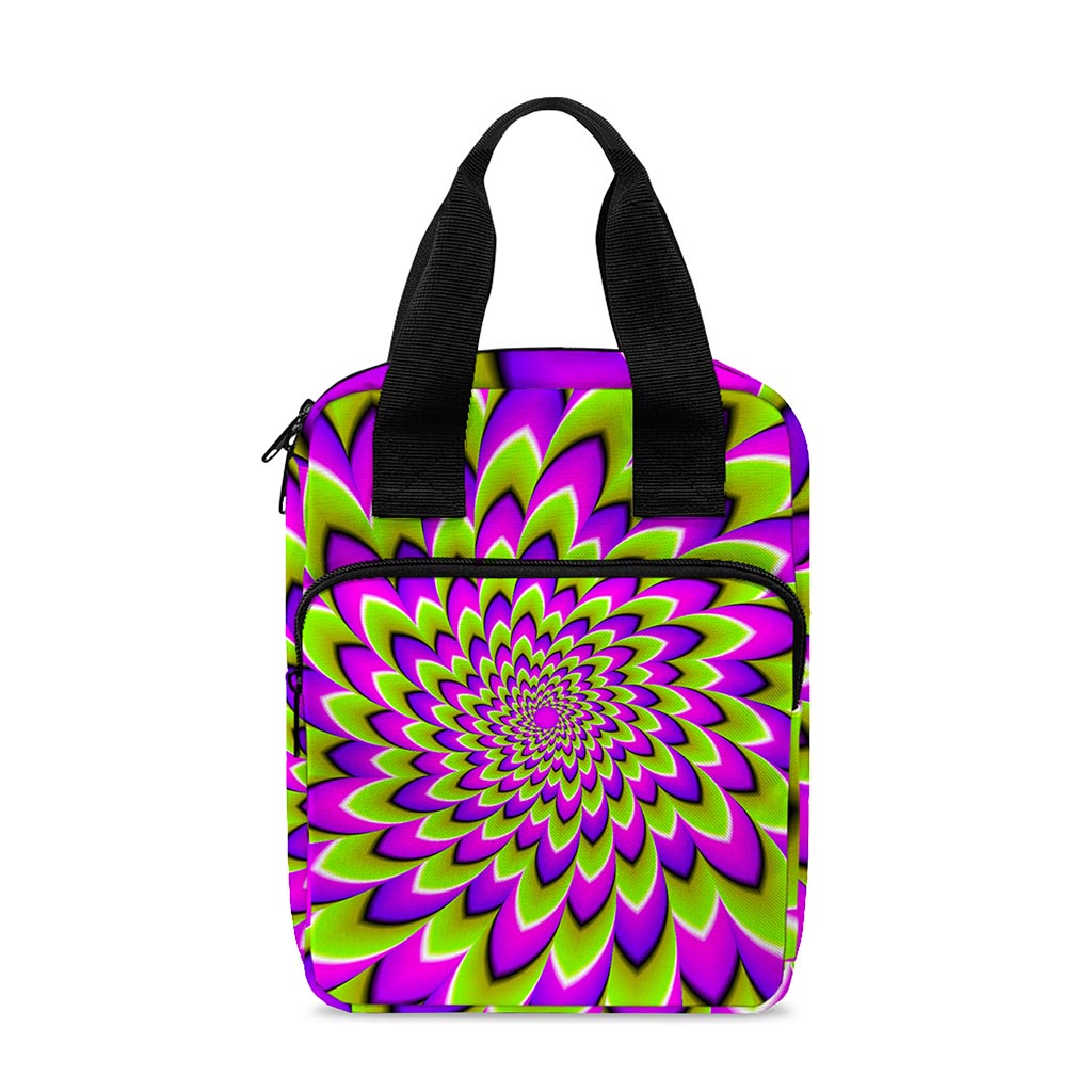 Green Expansion Moving Optical Illusion Bible Tote Bag