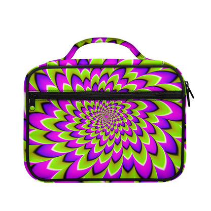 Green Expansion Moving Optical Illusion Briefcase Bible Bag