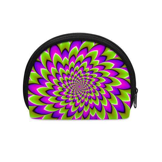 Green Expansion Moving Optical Illusion Coin Purse