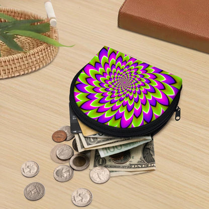 Green Expansion Moving Optical Illusion Coin Purse