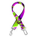 Green Expansion Moving Optical Illusion Dog Seat Belt