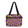 Green Expansion Moving Optical Illusion Double Strap Bible Bag