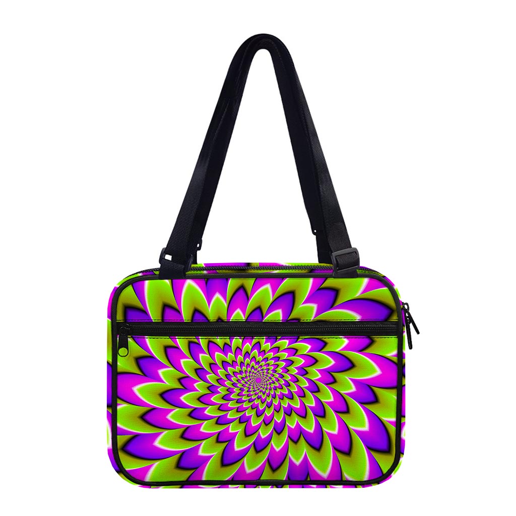 Green Expansion Moving Optical Illusion Double Strap Bible Bag