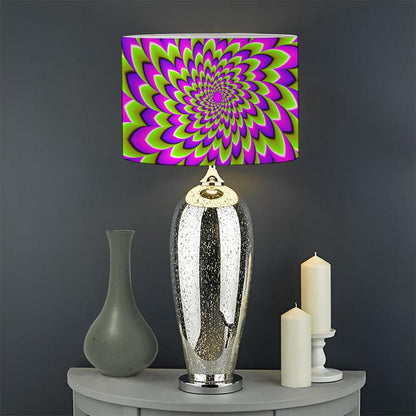 Green Expansion Moving Optical Illusion Drum Lamp Shade