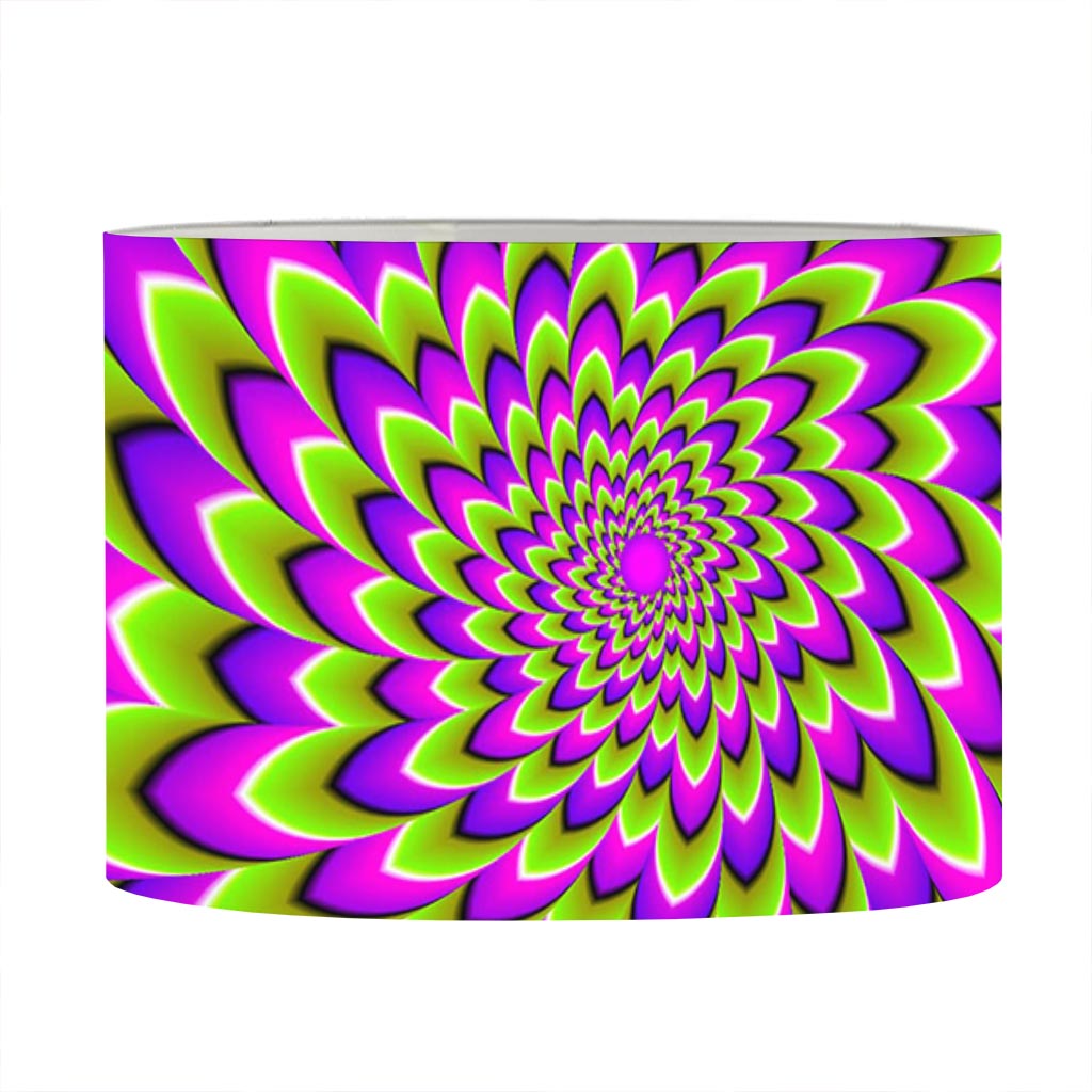 Green Expansion Moving Optical Illusion Drum Lamp Shade