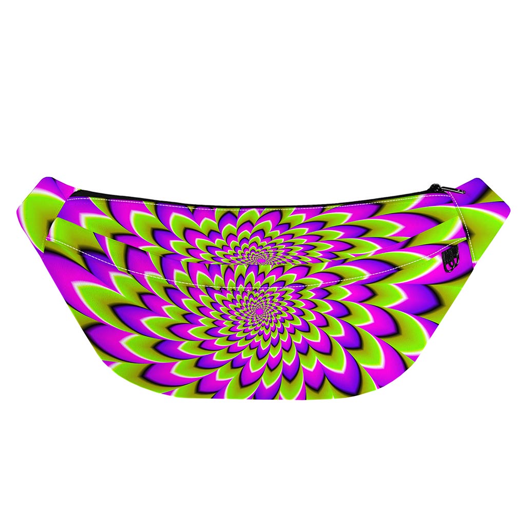 Green Expansion Moving Optical Illusion Fanny Pack