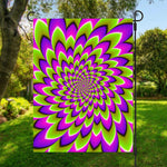 Green Expansion Moving Optical Illusion Garden Flag