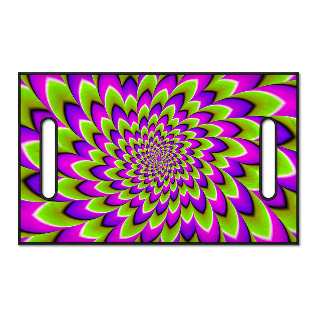 Green Expansion Moving Optical Illusion Golf Cart Seat Cover