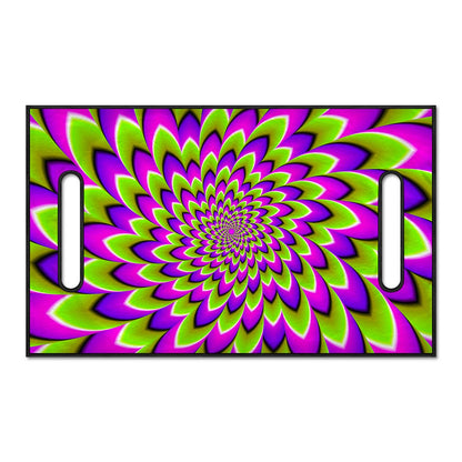 Green Expansion Moving Optical Illusion Golf Cart Seat Cover