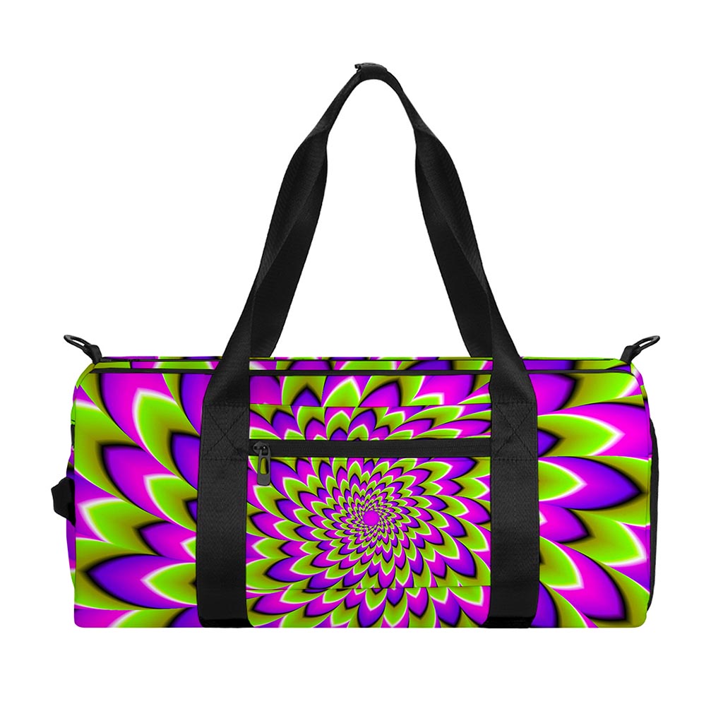 Green Expansion Moving Optical Illusion Gym Bag