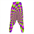 Green Expansion Moving Optical Illusion Hammer Pants