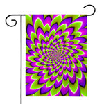 Green Expansion Moving Optical Illusion House Flag