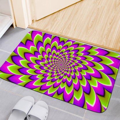 Green Expansion Moving Optical Illusion Indoor Door Mat