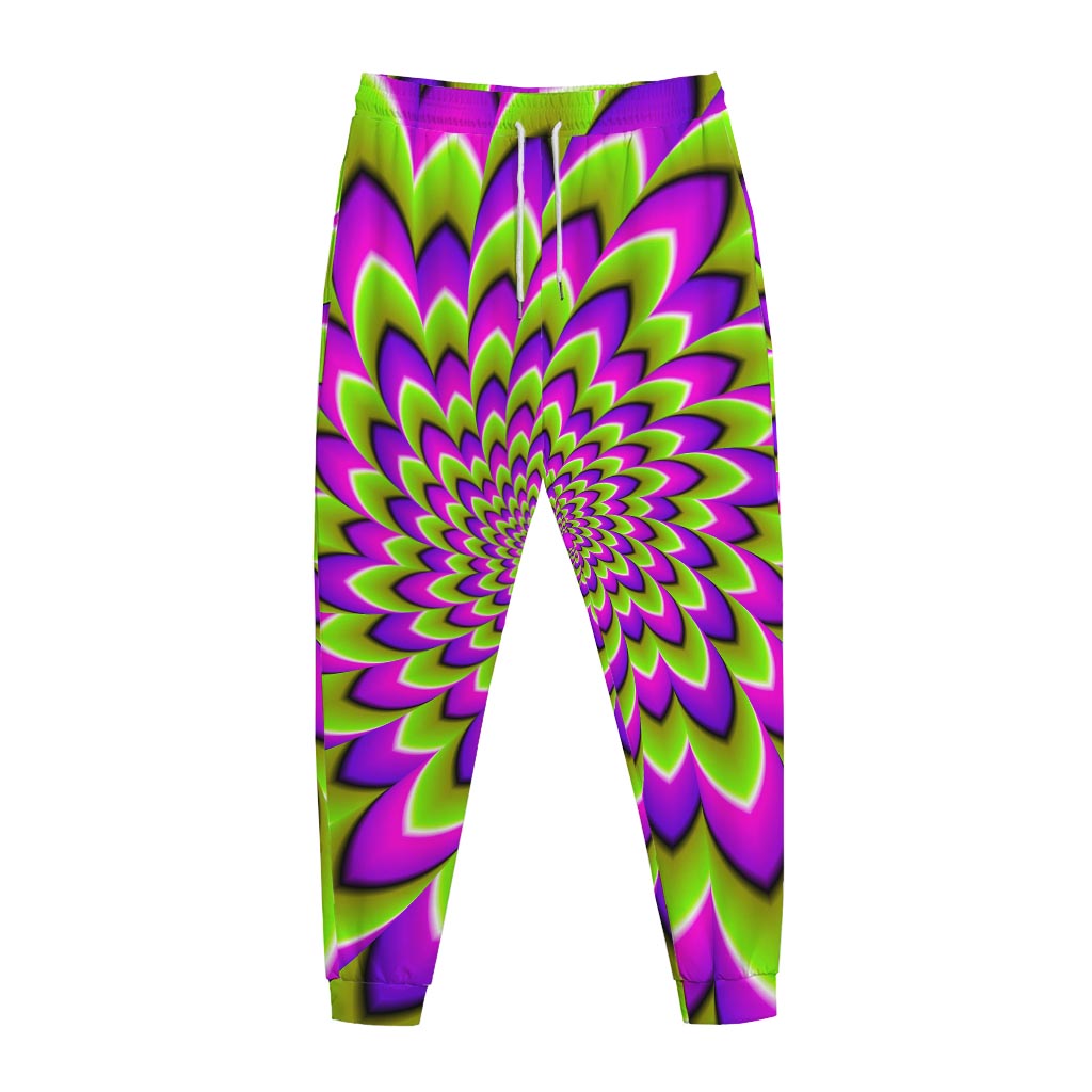 Green Expansion Moving Optical Illusion Jogger Pants