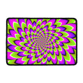 Green Expansion Moving Optical Illusion Kitchen Mat
