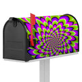 Green Expansion Moving Optical Illusion Mailbox Cover