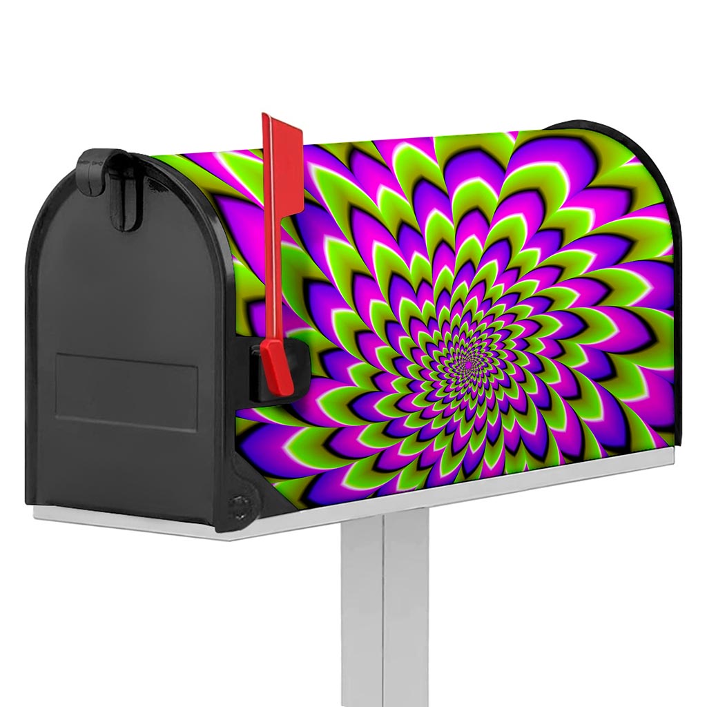 Green Expansion Moving Optical Illusion Mailbox Cover