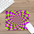 Green Expansion Moving Optical Illusion Mouse Pad