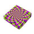 Green Expansion Moving Optical Illusion Outdoor Seat Cushion Cover