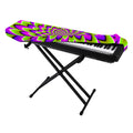 Green Expansion Moving Optical Illusion Piano Keyboard Cover