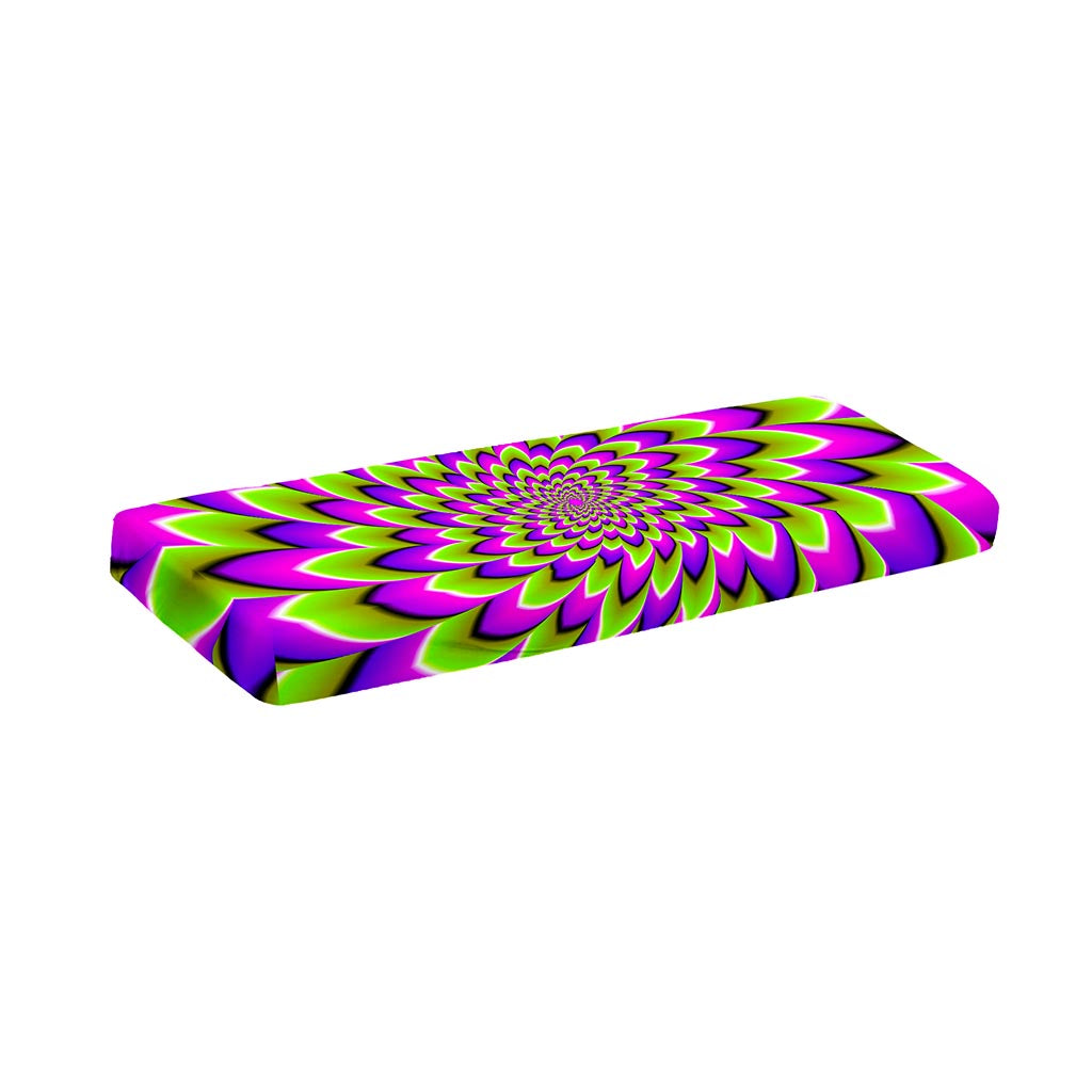 Green Expansion Moving Optical Illusion Piano Keyboard Cover