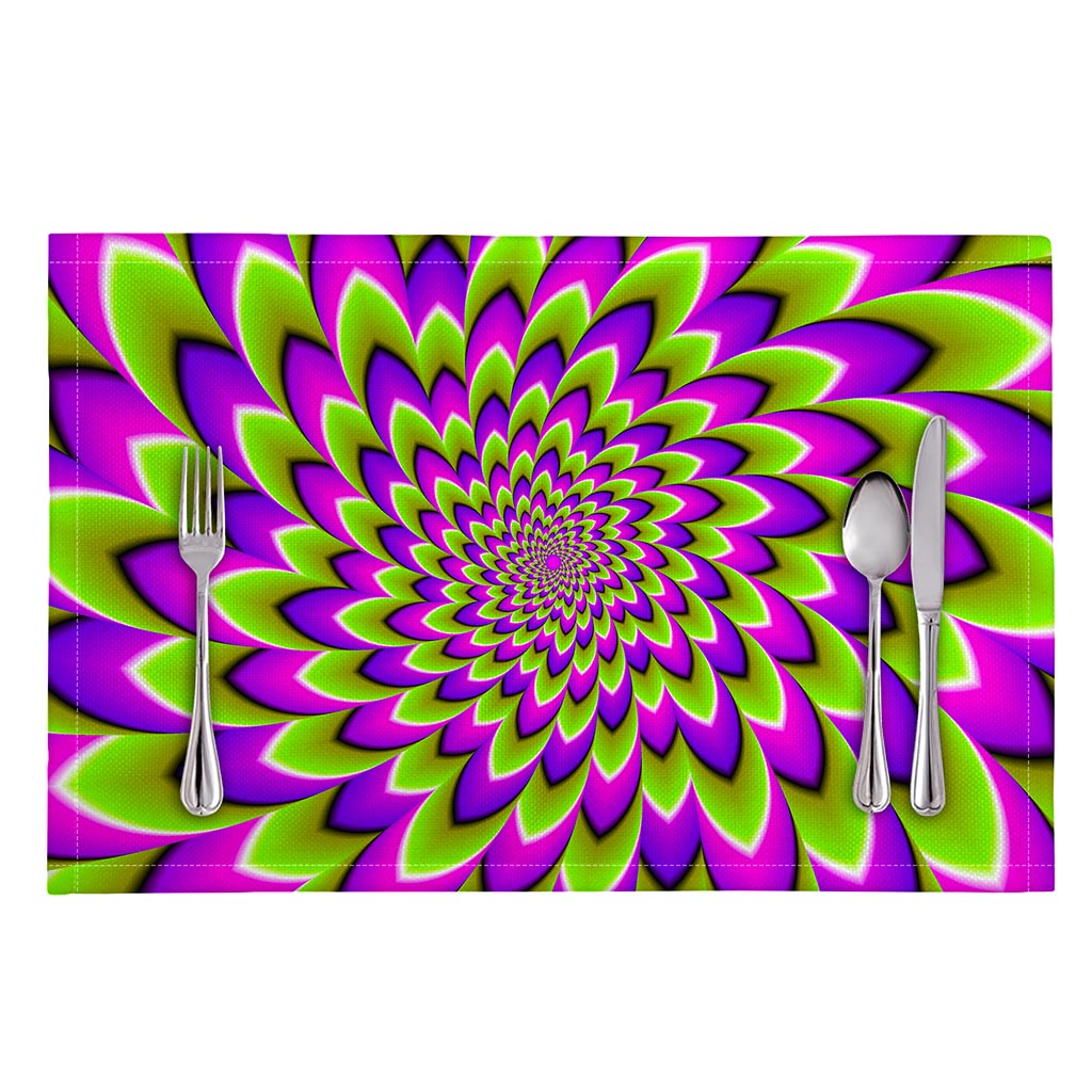 Green Expansion Moving Optical Illusion Placemat