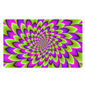 Green Expansion Moving Optical Illusion Polyester Doormat