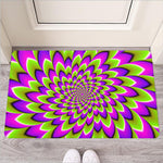 Green Expansion Moving Optical Illusion Rubber Doormat