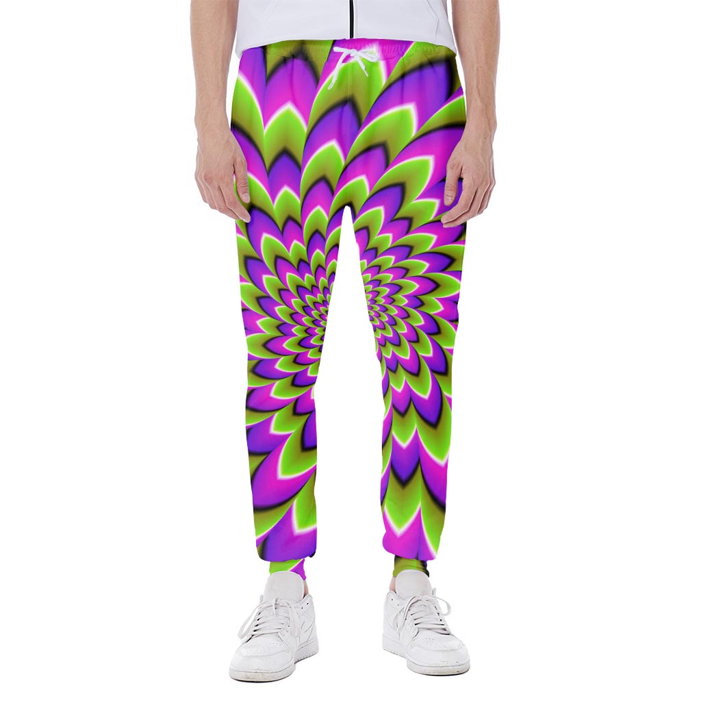 Green Expansion Moving Optical Illusion Scuba Joggers