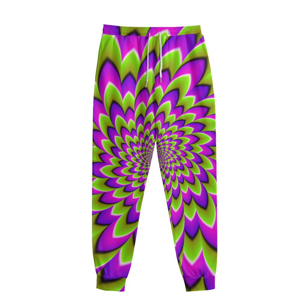 Green Expansion Moving Optical Illusion Sweatpants