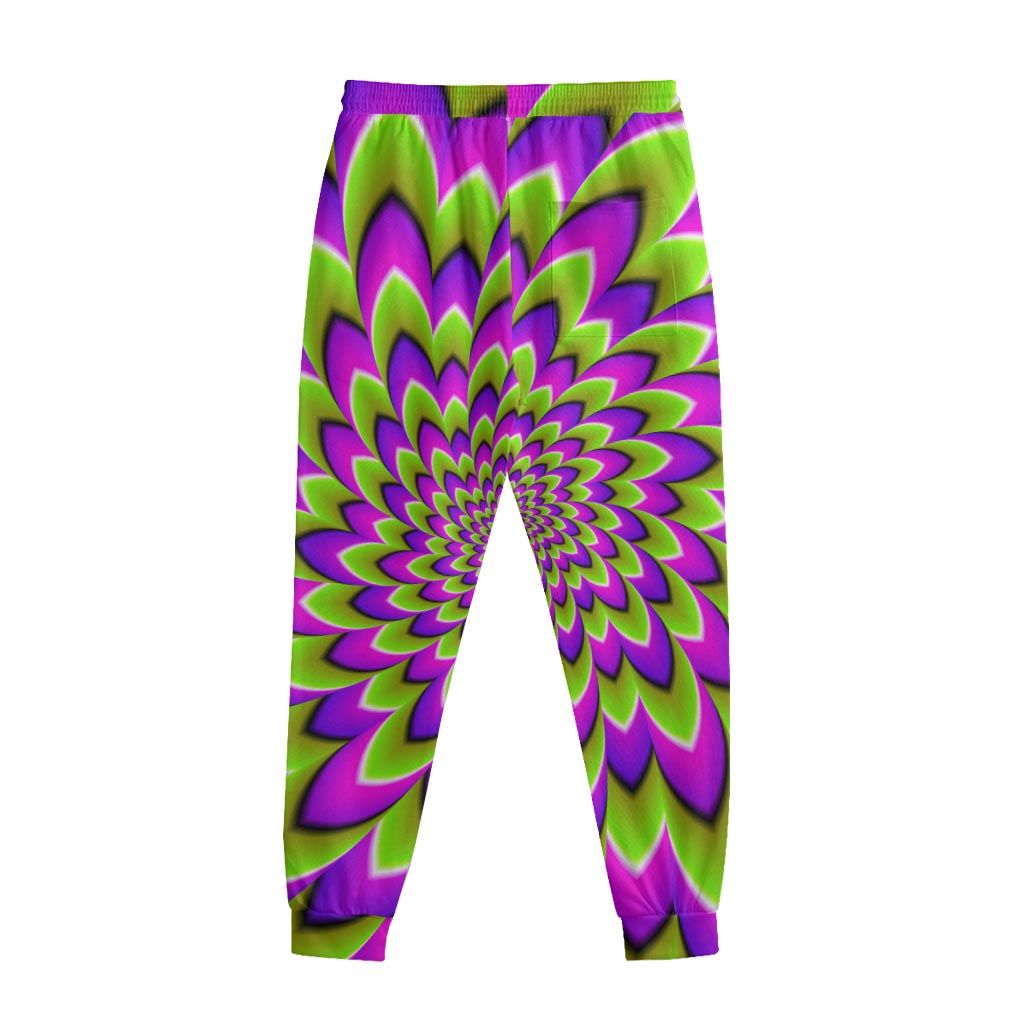 Green Expansion Moving Optical Illusion Sweatpants