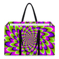 Green Expansion Moving Optical Illusion Utility Tote Bag