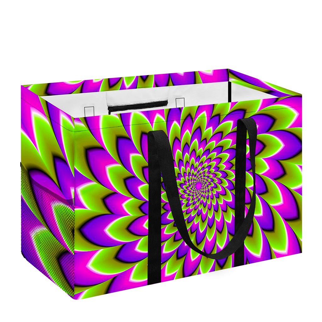 Green Expansion Moving Optical Illusion Utility Tote Bag